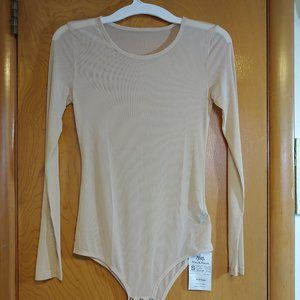 Mesh body suit top